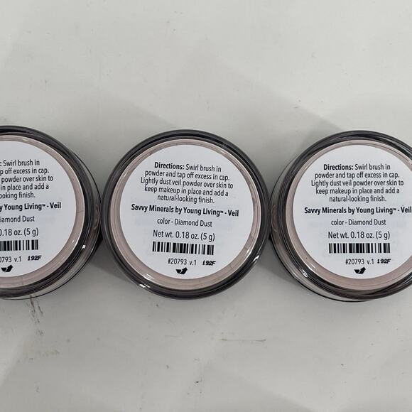 Lot of 6 Young Living Savvy Minerals Veil Diamond Dust - Picture 4 of 4
